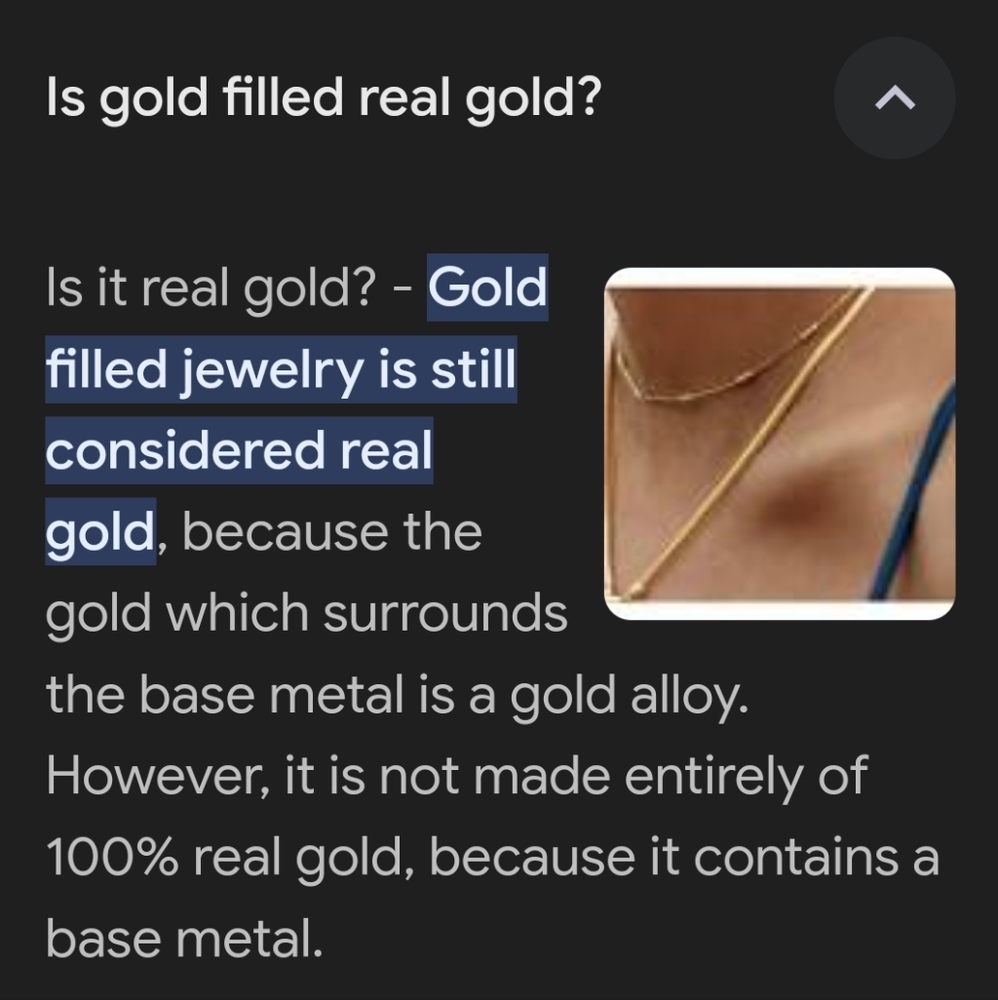 18k Gold Filled Satellite Chain - Picture 6 of 7